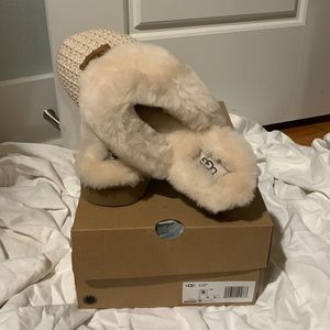 UGG cozy knit slippers NWT